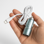 ACDC 38W Dual Port USB Car Charger with USB-C Cable – PD 20W + QC 3.0 18W