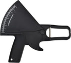 Manual Skinfold Body Fat Caliper – Black, Measurement Tool