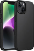 Matte Black Protective Case for iPhone 14 – Slim Shock-Resistant Phone Cover