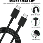 ⚡ ACDC 2-Pack 1M USB-C to USB-C PD Fast Charging Cable