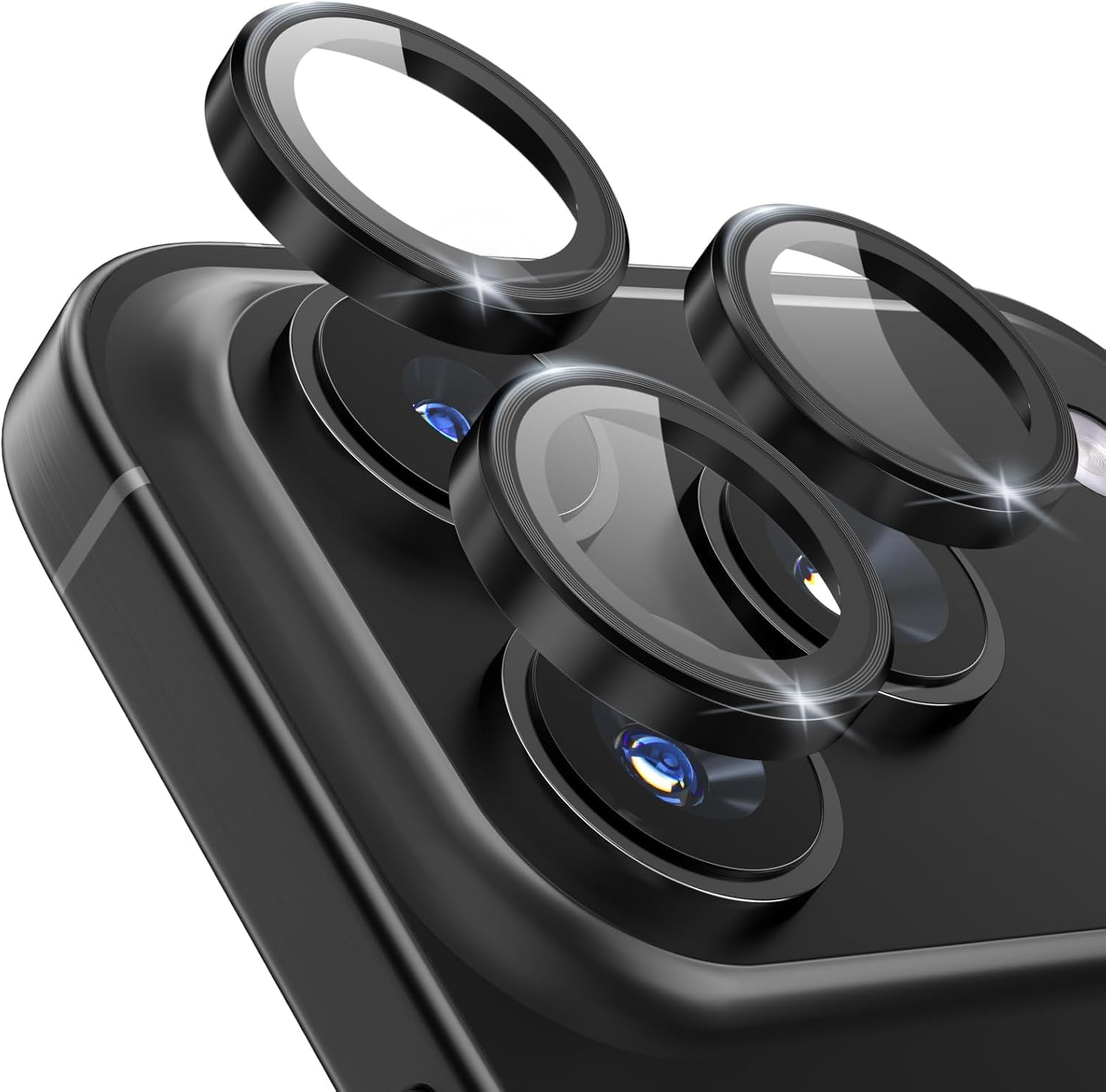 📸 ACDC Camera Lens Protector for iPhone – Alloy Metal Cover + Tempered Glass