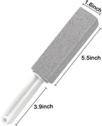 2 Pack Pumice Cleaning Stone with Handle – Toilet Bowl & Hard Water Stain Remover