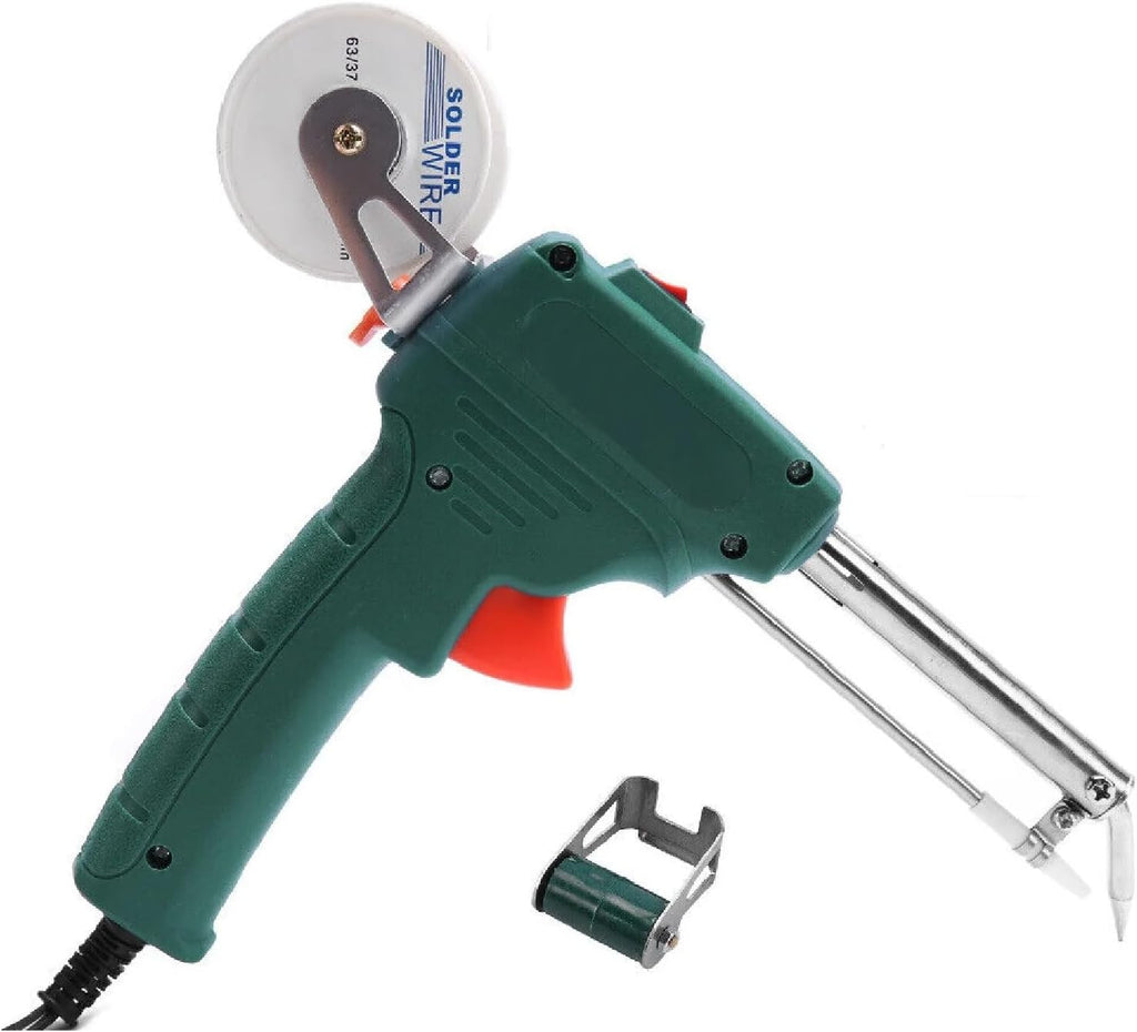 60w Electric Soldering Iron Gun Kit with Automatic Solder Wire Feed – Fast Heating Welding Tool