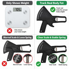 Manual Skinfold Body Fat Caliper – Black, Measurement Tool