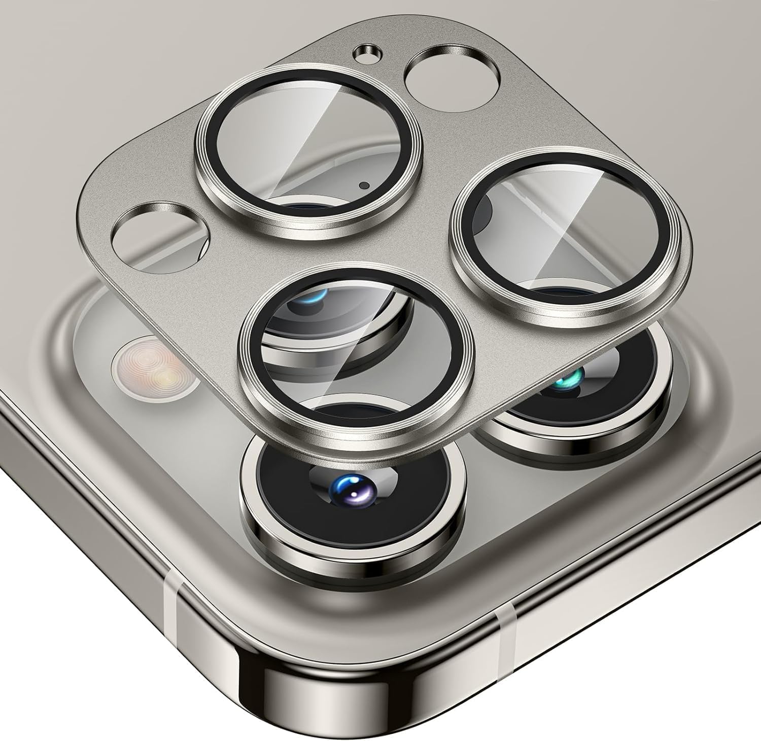 📸 ACDC Camera Lens Protector for iPhone – Alloy Metal Cover + Tempered Glass