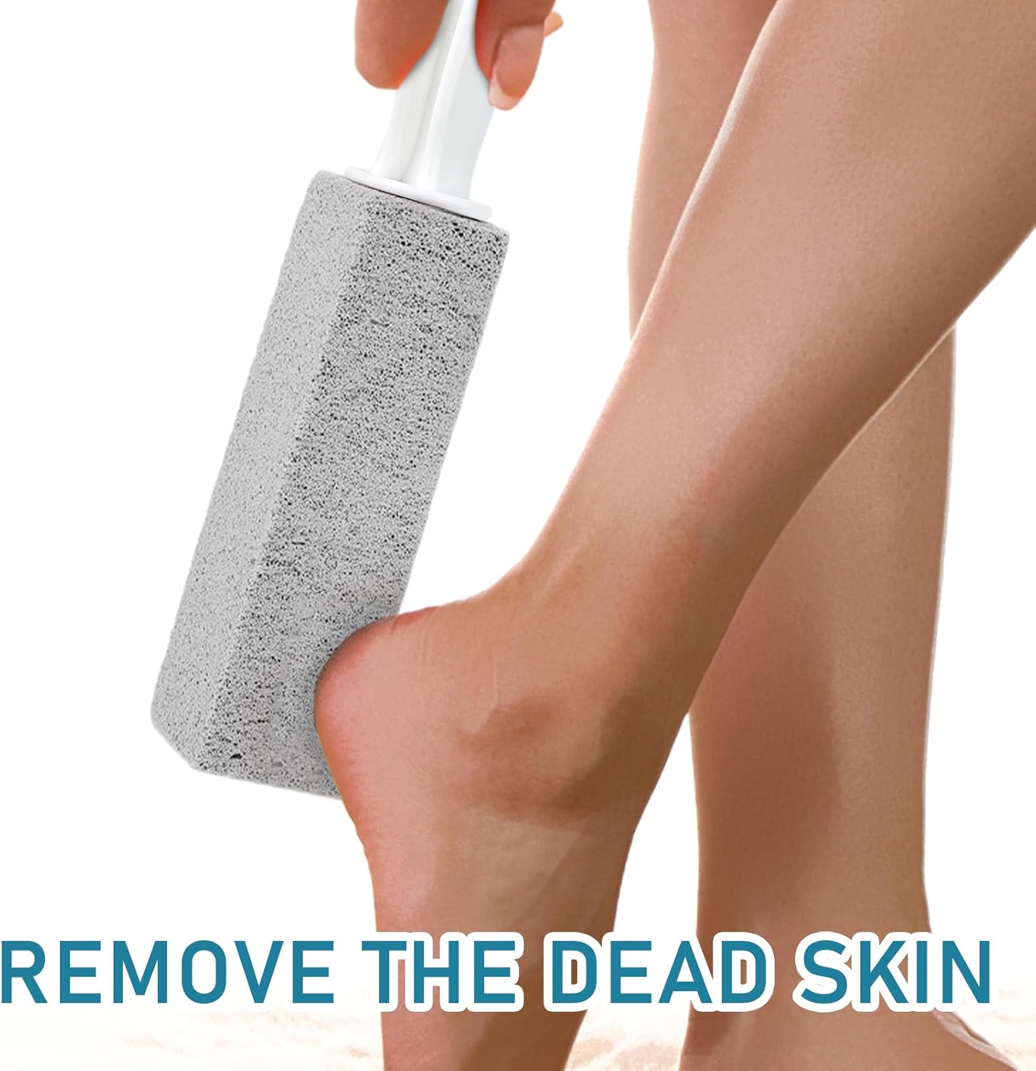 2 Pack Pumice Cleaning Stone with Handle – Toilet Bowl & Hard Water Stain Remover