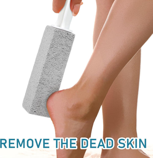 2 Pack Pumice Cleaning Stone with Handle – Toilet Bowl & Hard Water Stain Remover