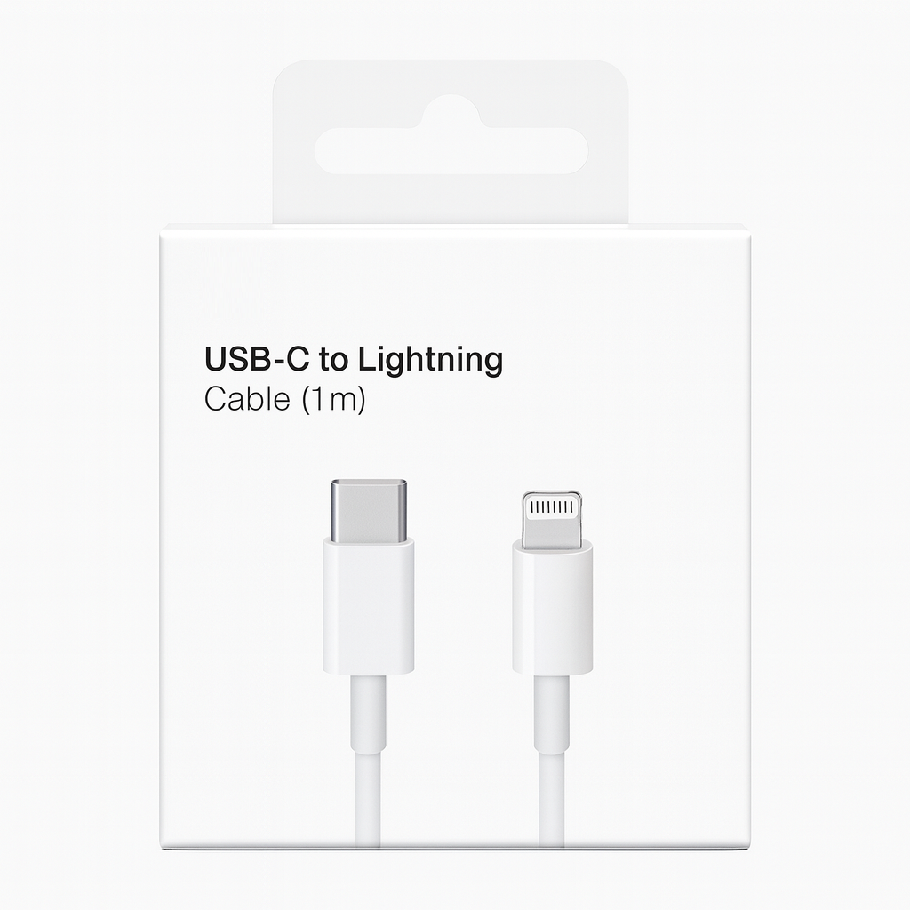 🔌 USB-C to Lightning Cable (1 Metre) – Fast Charging & Data Sync