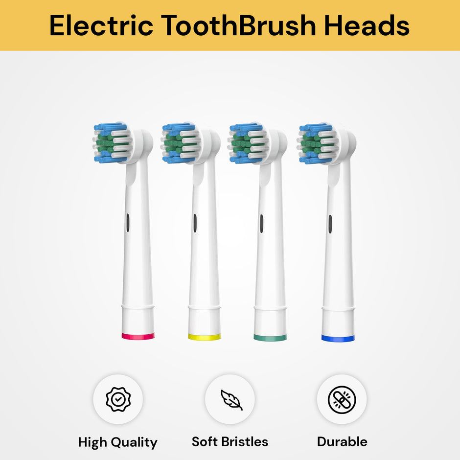 4PCs Electric Toothbrush Replacement Heads Compatible With Oral B Braun