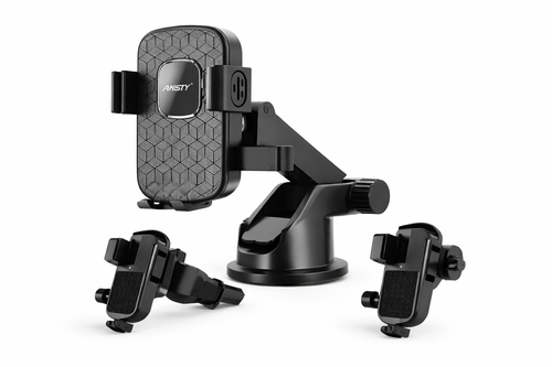 Universal Adjustable Car Phone Holder – 360° Rotation Dashboard & Air Vent Mount | Secure Grip