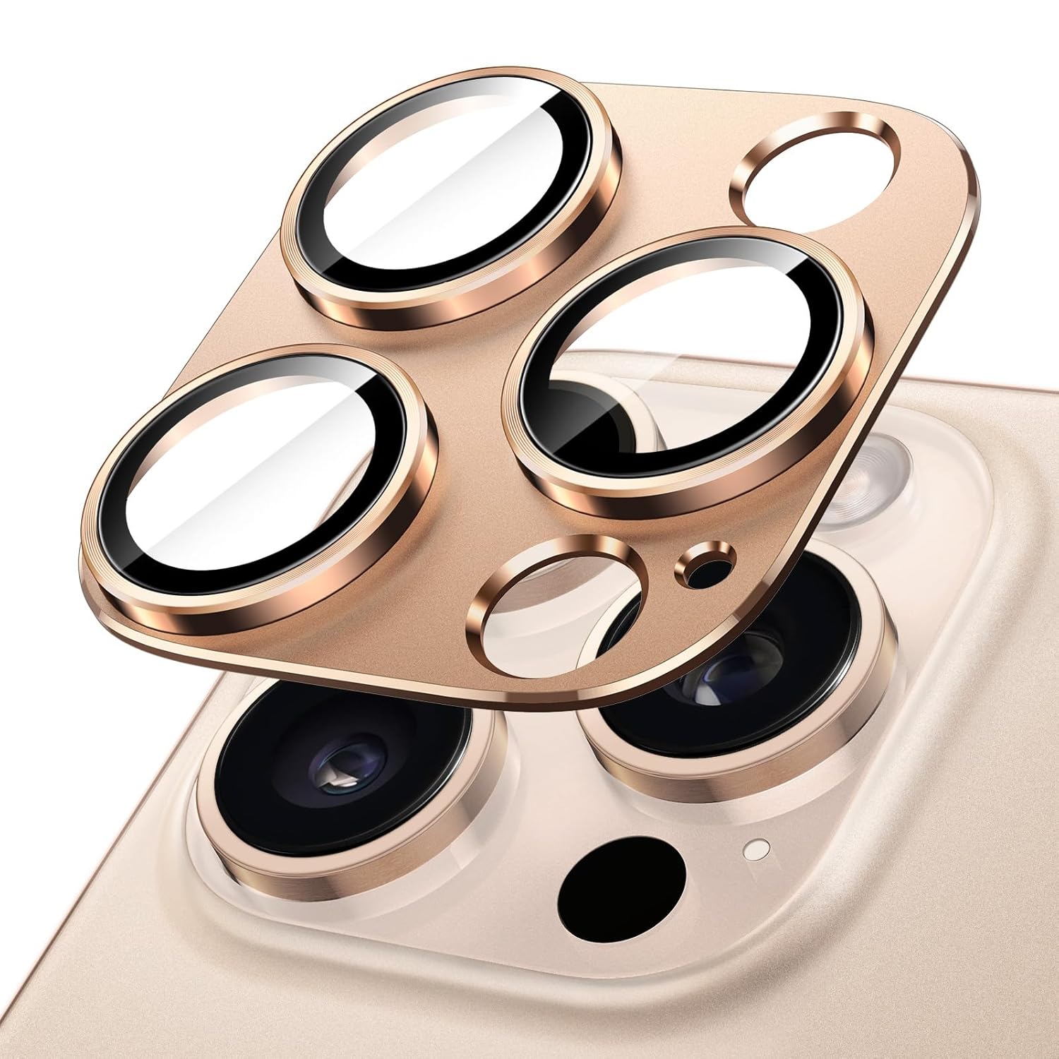 📸 ACDC Camera Lens Protector for iPhone – Alloy Metal Cover + Tempered Glass