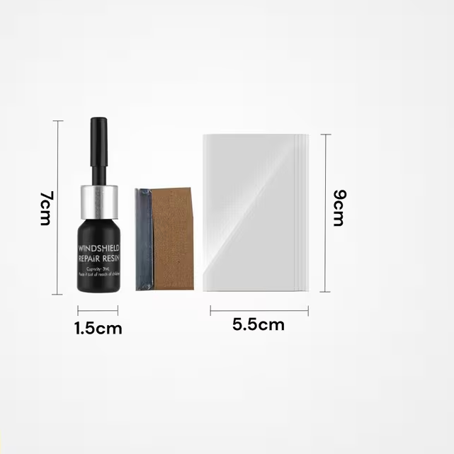 🚗 Windscreen Repair Resin Kit (2 Pack) – DIY Crack & Chip Fix